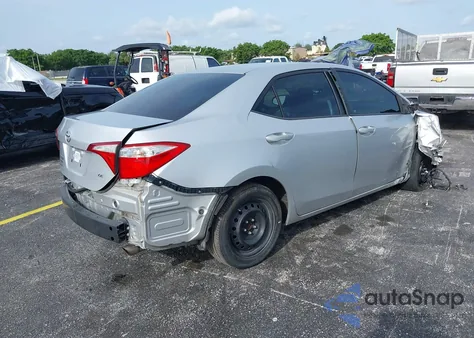 2016 Toyota Corolla Le from USA, damaged, VIN 5YFBURHE2GP548986